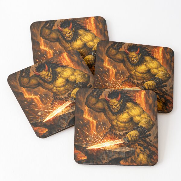 Item preview, The Iron-Bound Smith - Japanese Oni Demon designed and sold by bapupa.