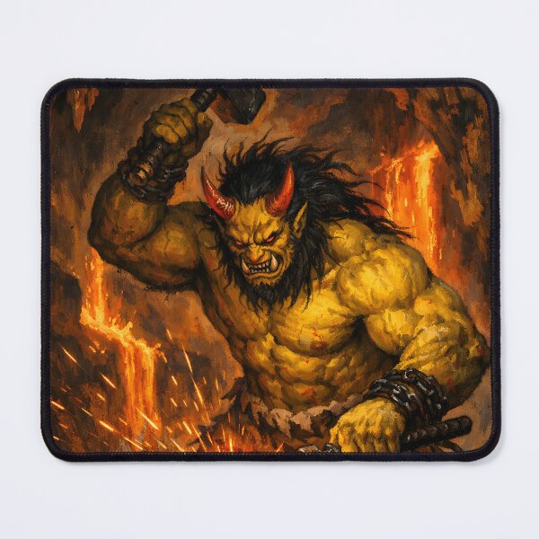 Item preview, The Iron-Bound Smith - Japanese Oni Demon designed and sold by bapupa.