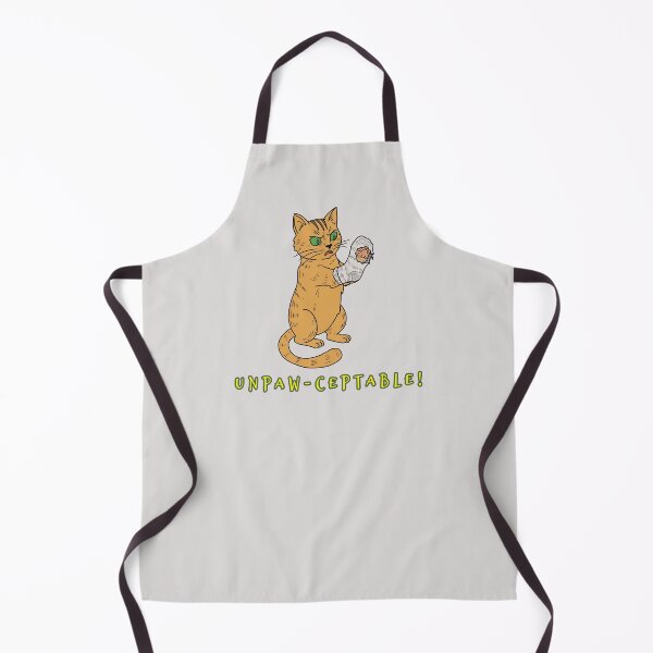 Item preview, Angry Ginger Cat with Ripped Green Sock Illustration designed and sold by LeshanArt.