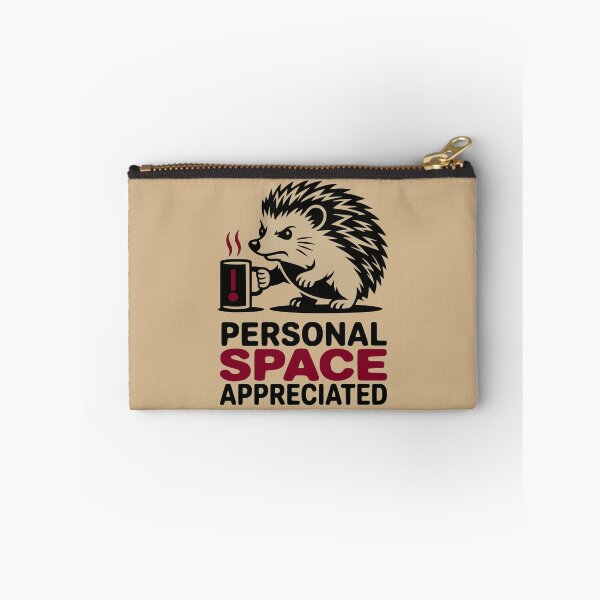 Item preview, Grumpy Hedgehog Personal Space Introvert Coffee designed and sold by MavtM.