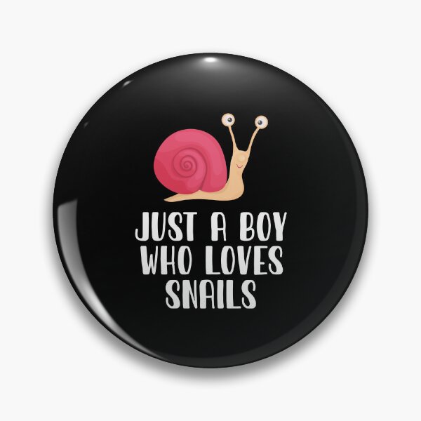 Item preview, Just A Boy Who Loves Snails  designed and sold by CosmoKitsch.