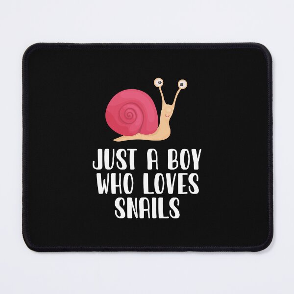 Item preview, Just A Boy Who Loves Snails designed and sold by CosmoKitsch.