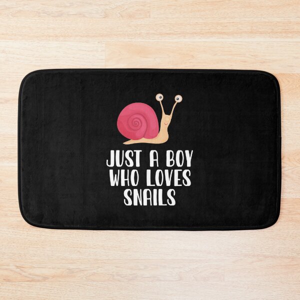 Item preview, Just A Boy Who Loves Snails  designed and sold by CosmoKitsch.