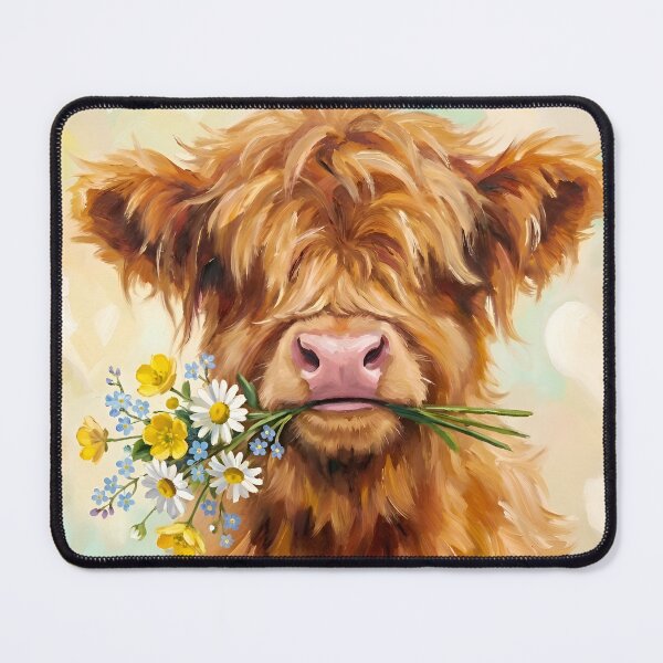 Item preview, Cowest Mom Funny Highland Cow Mothers Day Pun designed and sold by Imaginationbeyond.