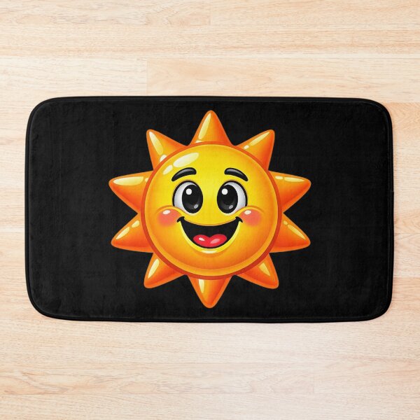 Item preview, Cute 3D Cartoon Sun – Happy Retro 90s Style Sunshine Character designed and sold by Timeless Junction.