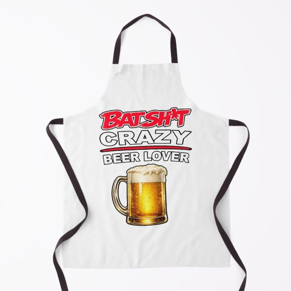 Item preview, Batshit Crazy Beer Lover With Large Foaming Beer Mug designed and sold by BSCI Designs.