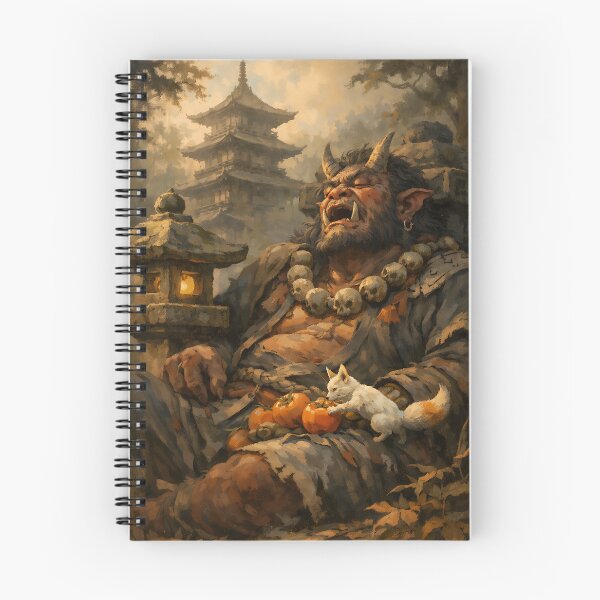 Item preview, Temple Guardian’s Sleep - Japanese Oni Demon designed and sold by bapupa.