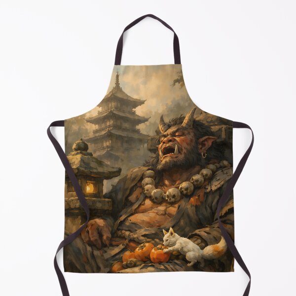 Item preview, Temple Guardian’s Sleep - Japanese Oni Demon designed and sold by bapupa.