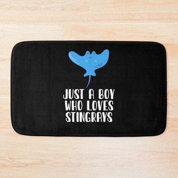 Item preview, Just A Boy Who Loves Stingrays  designed and sold by CosmoKitsch.