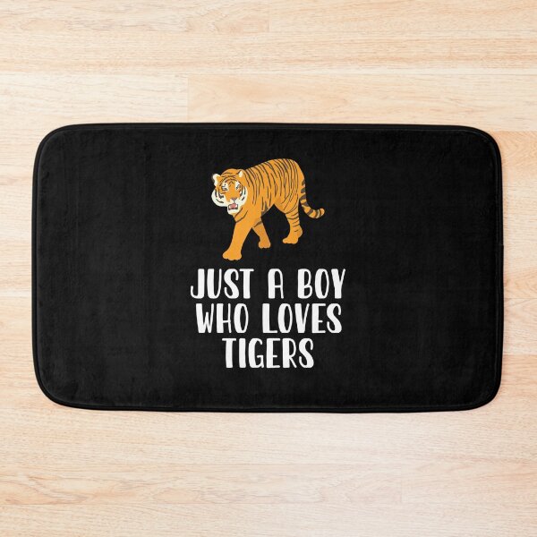 Item preview, Just A Boy Who Loves Tigers  designed and sold by CosmoKitsch.