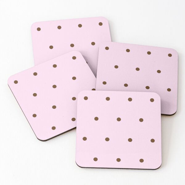 Item preview, Small Pink & Brown Polka Dots  designed and sold by KittyStrand.