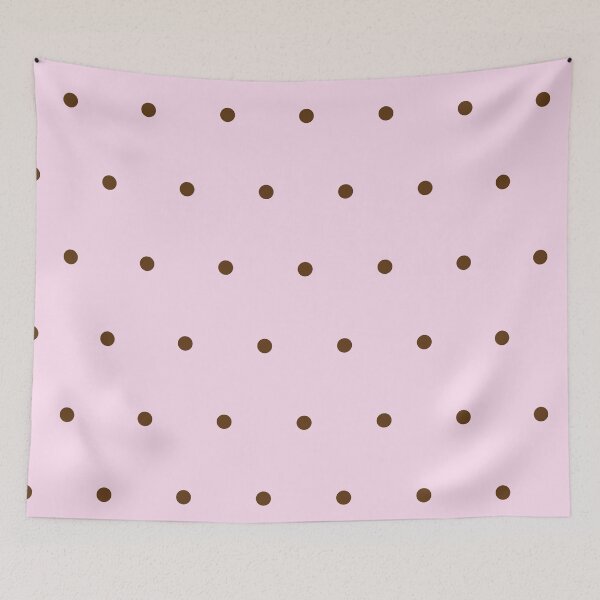 Item preview, Small Pink & Brown Polka Dots  designed and sold by KittyStrand.