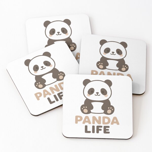 Item preview, Panda Life Cute Minimal Design designed and sold by echoink-studio.