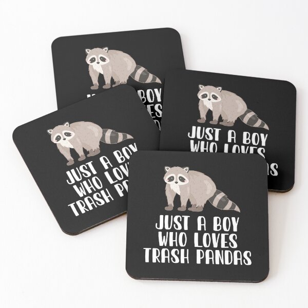 Item preview, Just A Boy Who Loves Trash Pandas designed and sold by CosmoKitsch.