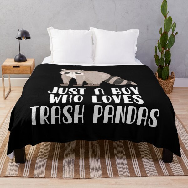 Item preview, Just A Boy Who Loves Trash Pandas designed and sold by CosmoKitsch.