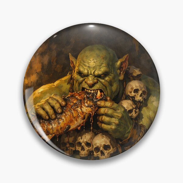 Item preview, The Hidden Ravine Feast - Japanese Oni Demon designed and sold by bapupa.
