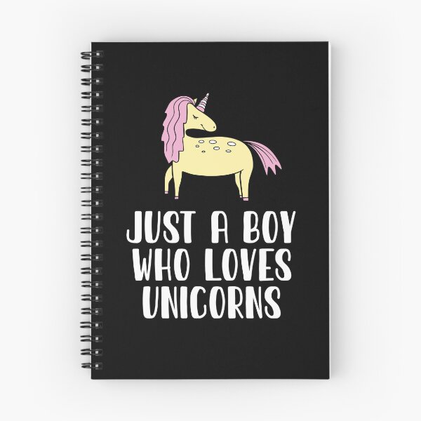 Item preview, Just A Boy Who Loves Unicorns  designed and sold by CosmoKitsch.