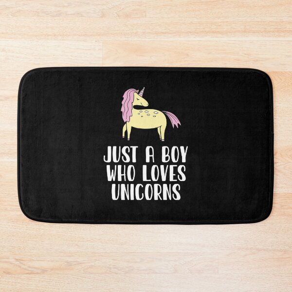 Item preview, Just A Boy Who Loves Unicorns  designed and sold by CosmoKitsch.