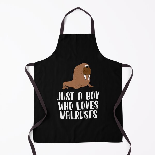 Item preview, Just A Boy Who Loves Walruses designed and sold by CosmoKitsch.