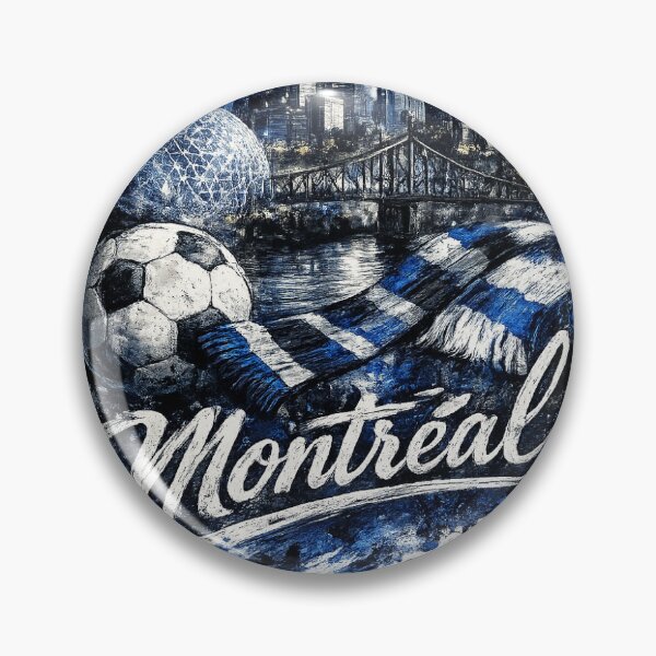 Item preview, Montreal Soccer Skyline Design – Blue City Football Artwork, Montreal Fan Apparel, Urban Sports Graphic, Canada Soccer Design designed and sold by GarnerSupplyCo.