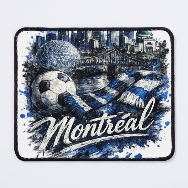Item preview, Montreal Soccer Skyline Design – Blue City Football Artwork, Montreal Fan Apparel, Urban Sports Graphic, Canada Soccer Design designed and sold by GarnerSupplyCo.