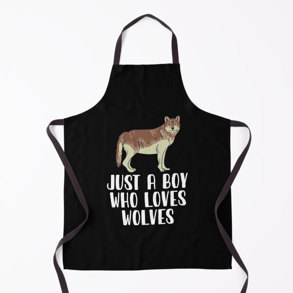 Item preview, Just A Boy Who Loves Wolves designed and sold by CosmoKitsch.