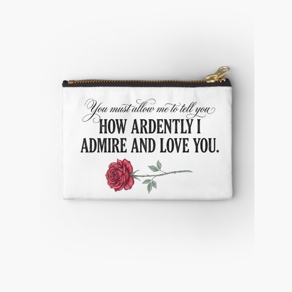 Item preview, How Ardently I Admire And Love You Mr Darcy Rose Pride and Prejudice designed and sold by Fenay Designs.