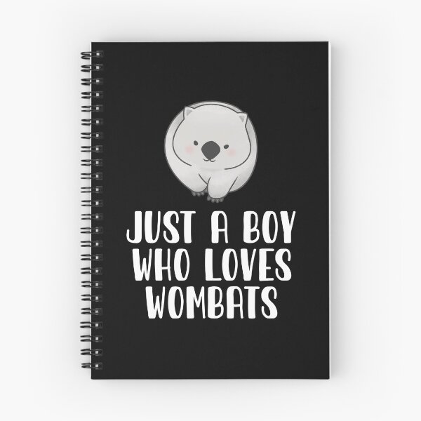 Item preview, Just A Boy Who Loves Wombats  designed and sold by CosmoKitsch.