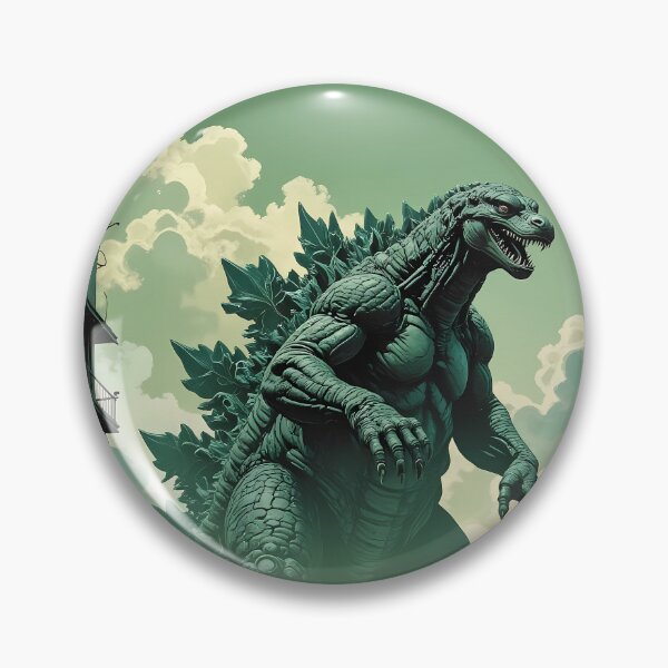 Item preview, Cinematic Kaiju Rising Above Futuristic Metropolitan Skyline designed and sold by BorgSpareParts.