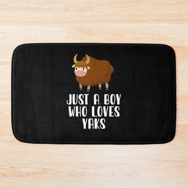 Item preview, Just A Boy Who Loves Yaks  designed and sold by CosmoKitsch.