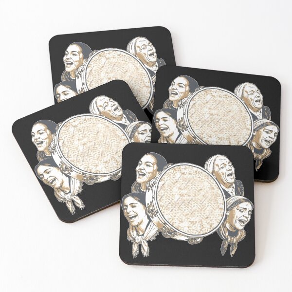 Item preview, Galician tambourine players designed and sold by Shop-Style88.