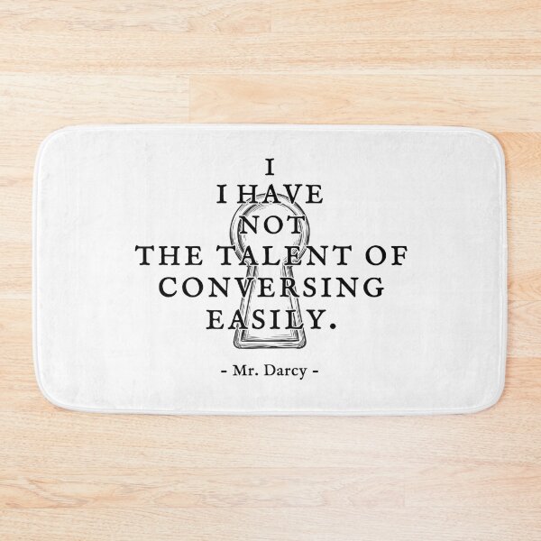 Item preview, Talent Of Conversing Easily Keyhole Mr Darcy Pride and Prejudice designed and sold by Fenay Designs.