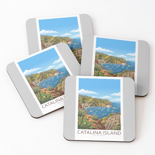 Item preview, Catalina Island California - Travel art designed and sold by Marciolini.