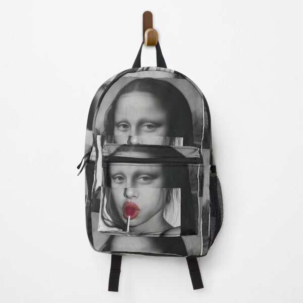 Item preview, Mona Lisa Glitch Pop Art – Surreal Renaissance Candy Portrait designed and sold by MONINA-DESIGN.