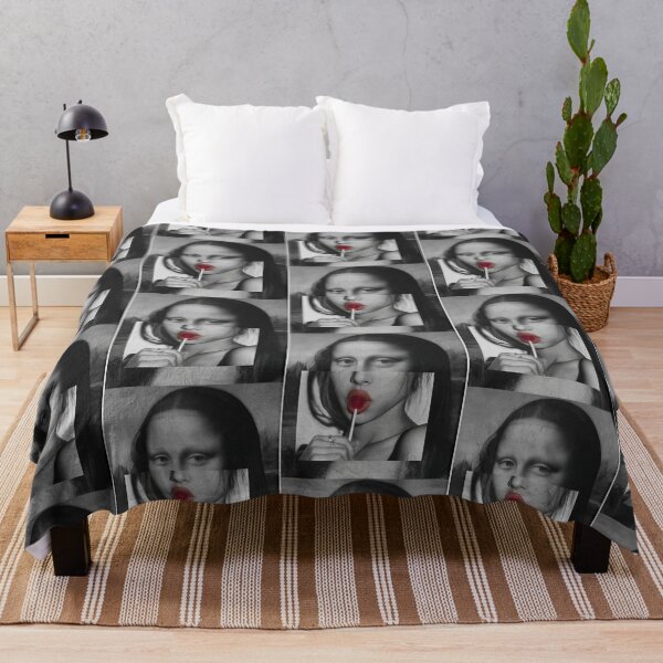 Item preview, Mona Lisa Glitch Pop Art – Surreal Renaissance Candy Portrait designed and sold by MONINA-DESIGN.