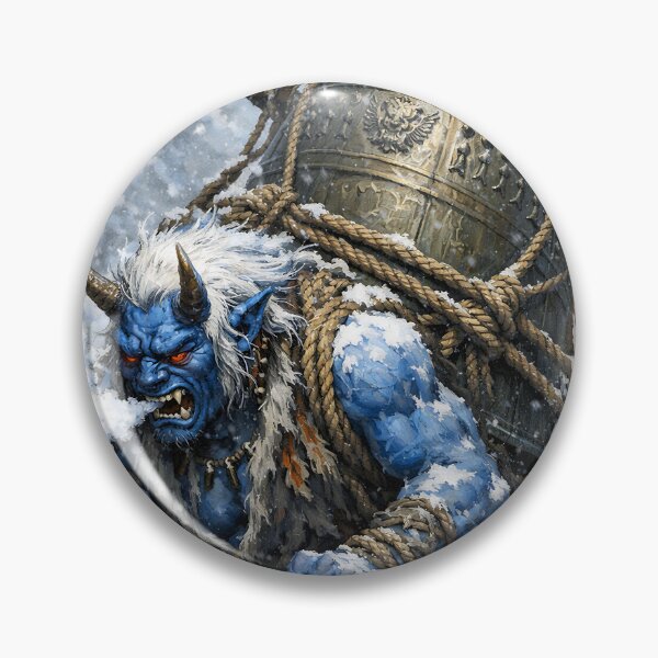 Item preview, Winter Mountain Prowl - Japanese Oni Demon designed and sold by bapupa.