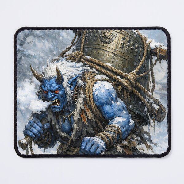Item preview, Winter Mountain Prowl - Japanese Oni Demon designed and sold by bapupa.