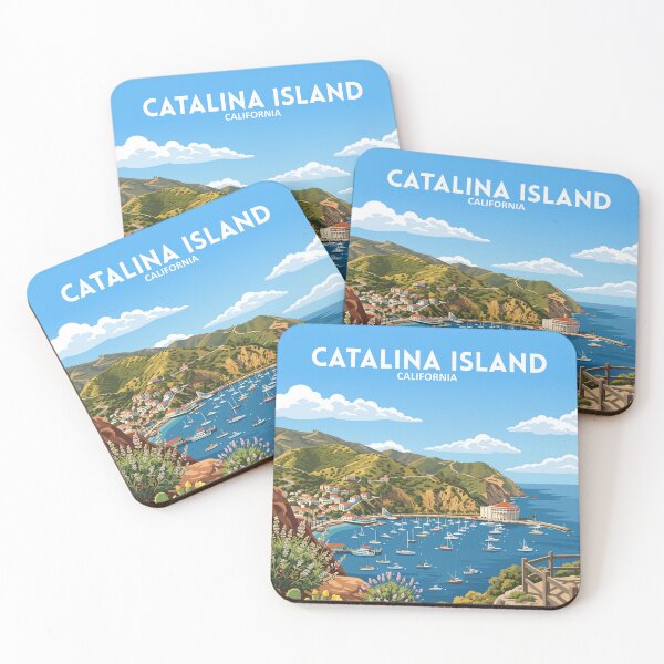 Item preview, Catalina Island California - Travel Art designed and sold by Marciolini.