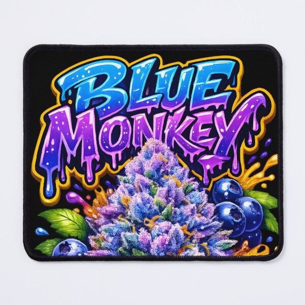 Item preview, Blue Monkey Graffiti Print | Sweet Blueberry Tropical Hybrid designed and sold by WAUZ.