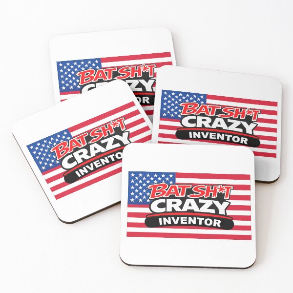 Item preview, Batshit Crazy Inventor With American Flag designed and sold by BSCI Designs.