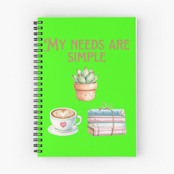 Item preview, My Needs Are Simple Books Plants Coffee T-shirt Gifts  designed and sold by ZemVibe.