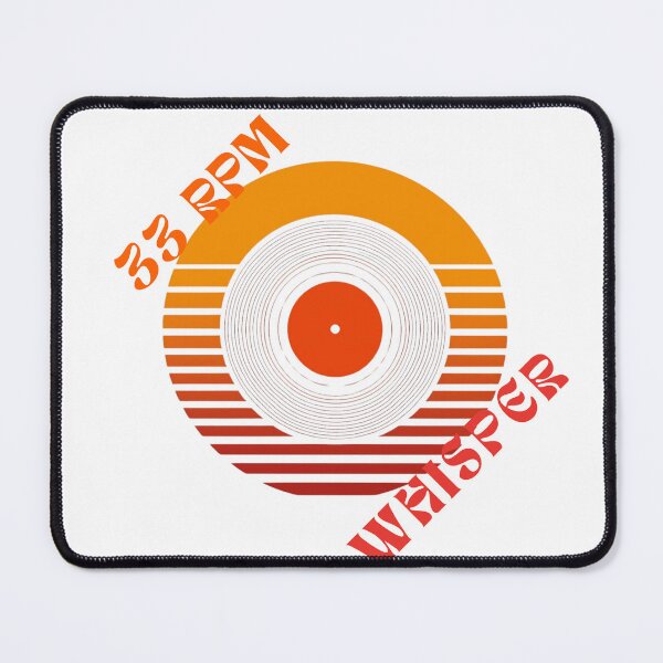 Item preview, Vibrant Groove: 70s Retro Sunset 33 RPM Vinyl Art designed and sold by Rarewhisper.