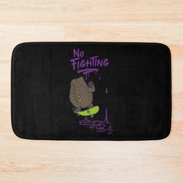 Item preview, No Fighting Skater Toad Graffiti  Funny Street Art designed and sold by SKETCHYANDGRAPHIC.