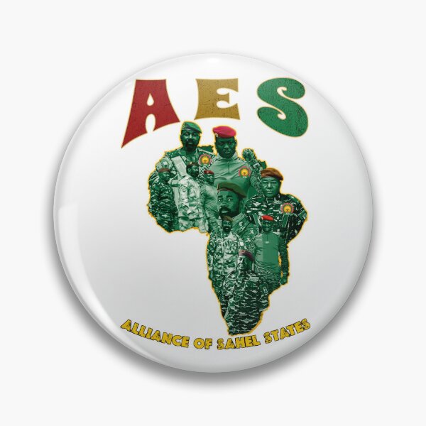 Item preview, Alliance of Sahel States (AES) - Ibrahim Traore, Assimi Goita, Abdourahamane Tchiani Pan African map designed and sold by Youngkev-arts.