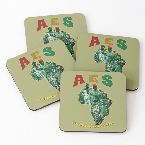 Item preview, Alliance of Sahel States (AES) - Ibrahim Traore, Assimi Goita, Abdourahamane Tchiani Pan African map designed and sold by Youngkev-arts.