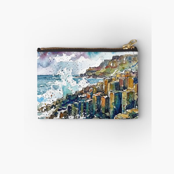 Item preview, Giant’s Causeway Ink & Watercolour Art Print designed and sold by Printpix.