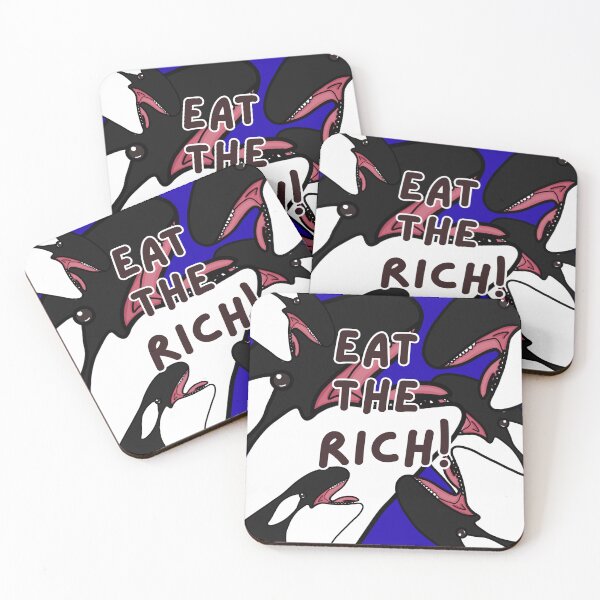 Item preview, EatThe Rich! (Orca / Killer Whale) - A Derpybird design designed and sold by YOjosie.