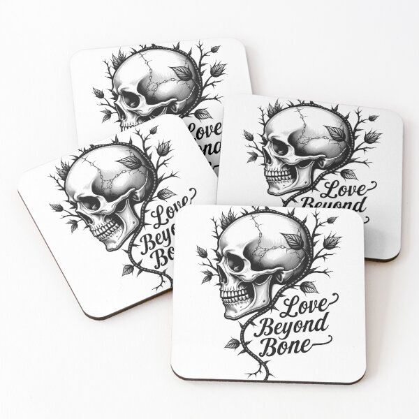 Item preview, Love Beyond Bone - Gothic Skull & Thorns Dark Romance designed and sold by MidnightMotif.