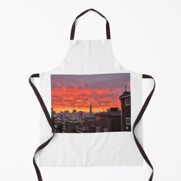 Item preview, Fiery Sunset Over Quiet City Streets designed and sold by Purely Art Shop.