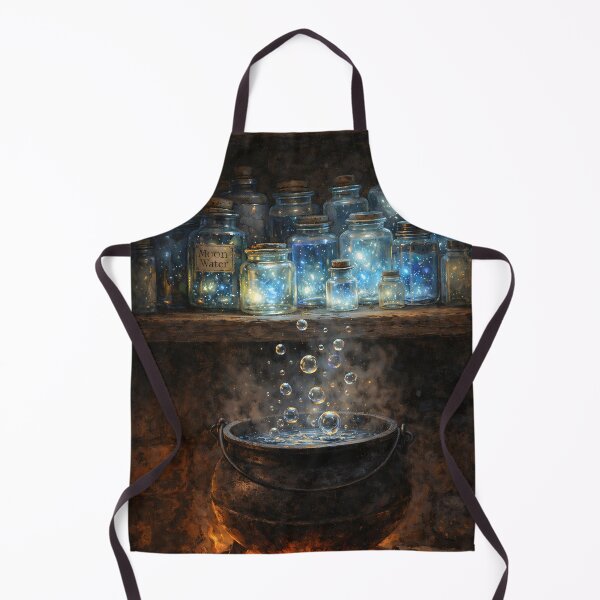 Item preview, Cauldron’s Gentle Glow - Cottagecore Witch designed and sold by bapupa.